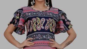Paisley Print Top