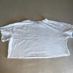 Graphic Print Cropped T-Shirt