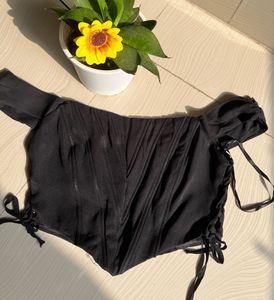Black Corset Style Top