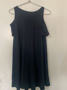 Black Cold Shoulder Dress