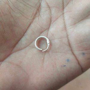 925 pure Silver Hoop nose ring 1 piece