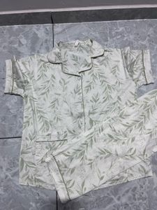 Women's Leaf Print Kurta Set