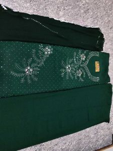 Elegant Emerald Green Kurta Set