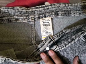 Acid Wash Denim Jeans