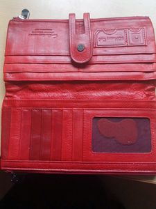 Contact Genuine Red Wallet