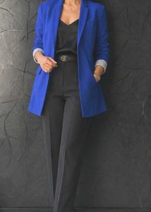Long Blue Blazer