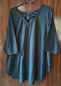 Amydus Criss-Cross Neck Top