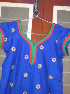 chanderi silk kurta