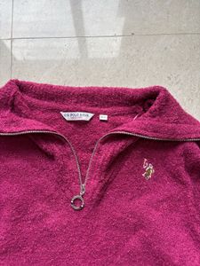 U.S. Polo Assn. Quarter Zip Sweater
