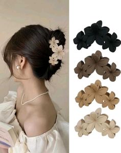 Floral Claw Clip Set for Women 4pcs