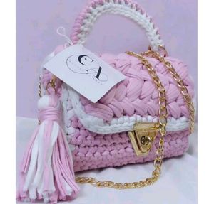 Crochet Handmade Sling Bag For Women And Girls 💫