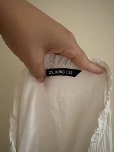 Cotton Schiffli White Top
