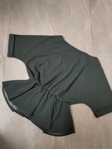 Olive Green Co-ord Set With Belt