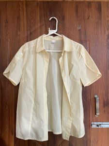 Pale Yellow Short Sleeve Shirt