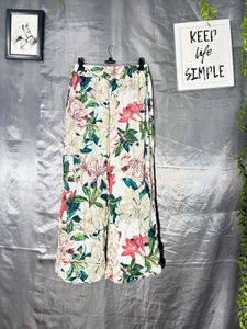Flowy Floral Wide Leg Pants