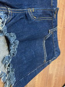 Dark Wash Denim Shorts