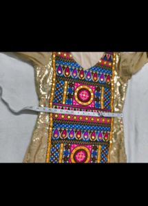 Gold Embroidered Kurta