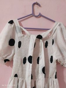 Black And White Girly Dress