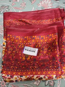 Fancy Pashmina Saree with Blouse