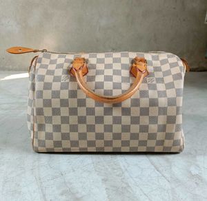 LV BAG Designer Checkered Handbag