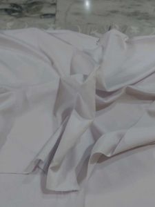 White Cotton Dress Material