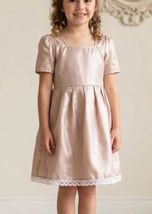 Beautiful cotton silk frock with Bow back