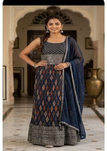 Elegant Women's Ethnic Gown