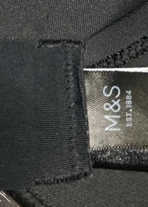 3 Black bras - 38C