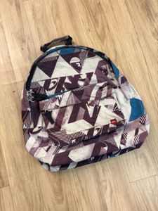 quick silver Unique Geometric Pattern Backpack