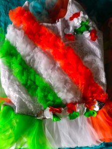 Tricolor Indian Flag Dress for Girls