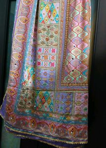 Vibrant Patchwork Dupatta