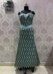 Elegant Blue Gown