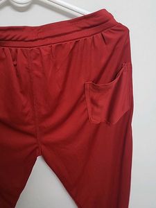 Women's Red Track Pants