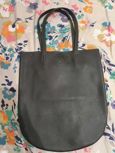 Stylish Two-Tone Tote Bag