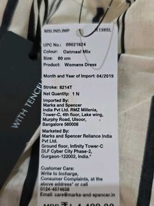 M&amp;S Striped Maxi Dress