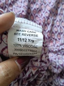 Purple Print Wrap Dress