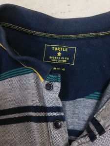 Men's Striped Polo Shirt
