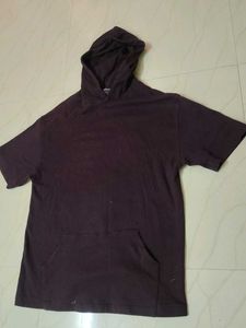 Casual Short Sleeve Hoodie
