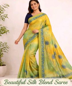 Elegant Green Saree