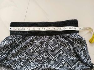 Boho Print Shorts with  Pom Trim