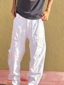 Men's White Carpenter pants