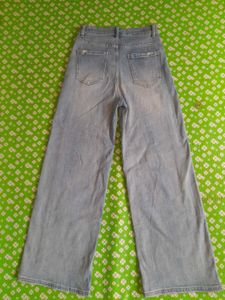Light Wash Wide Leg Jeans