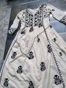 Beautiful Black Anarkali with mirror work