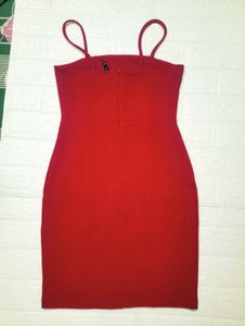 Red Mini Bodycon Dress