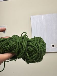 Green Yarn Skeins