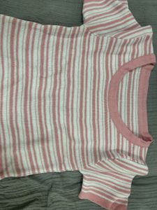 Striped Knit Top