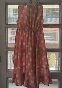 Chic Polka Dot Wrap Dress