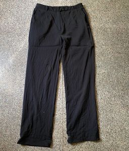 Black Wide-Leg Trousers