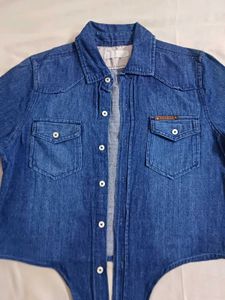 Blue Denim Shirt for women