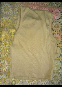 Tan Ribbed Tank Top